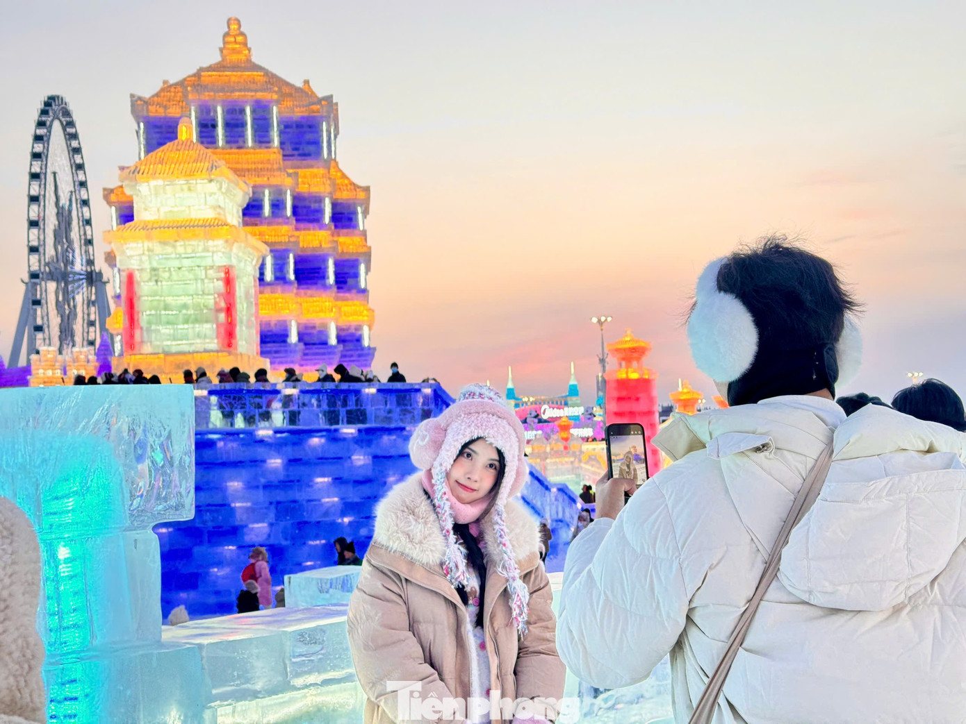 Công nghệ AI gây sốt lễ hội băng tuyết Cáp Nhĩ Tân- Ảnh 13.