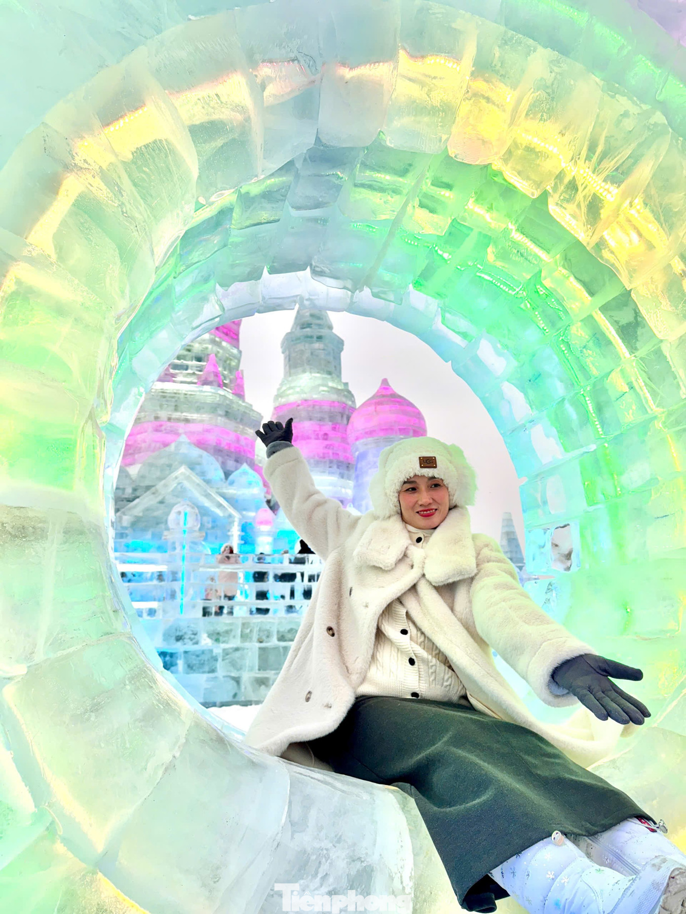 Công nghệ AI gây sốt lễ hội băng tuyết Cáp Nhĩ Tân- Ảnh 14.