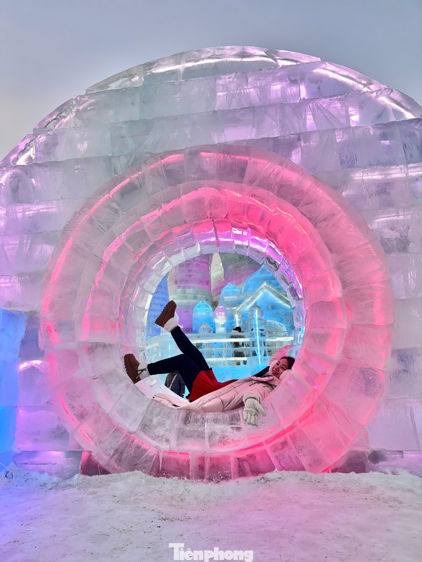 Công nghệ AI gây sốt lễ hội băng tuyết Cáp Nhĩ Tân- Ảnh 15.