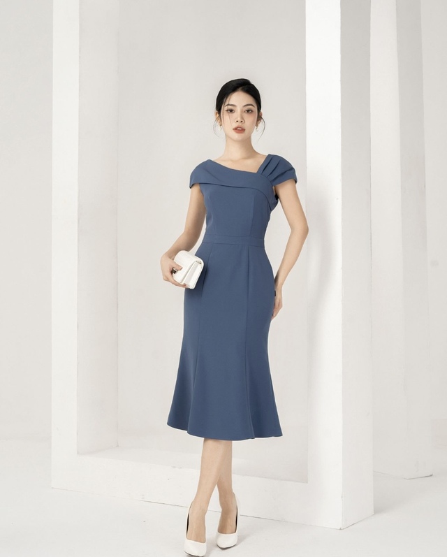 Đầm đuôi cá: Bí quyết tôn đường cong quyến rũ trong từng bước chân- Ảnh 3.