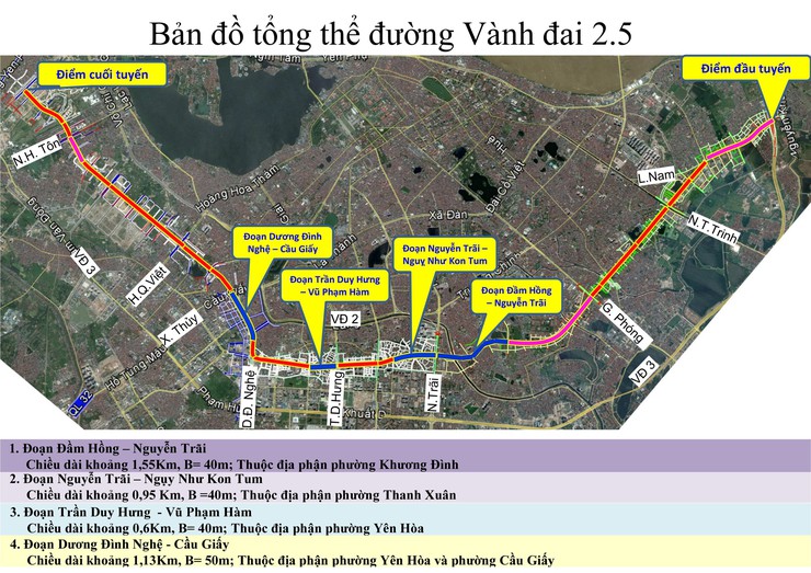 Hà Nội: Thông tin quan trọng về đoạn đường dài gần 1km từ Ngụy Như Kon Tum đến Nguyễn Trãi- Ảnh 2.