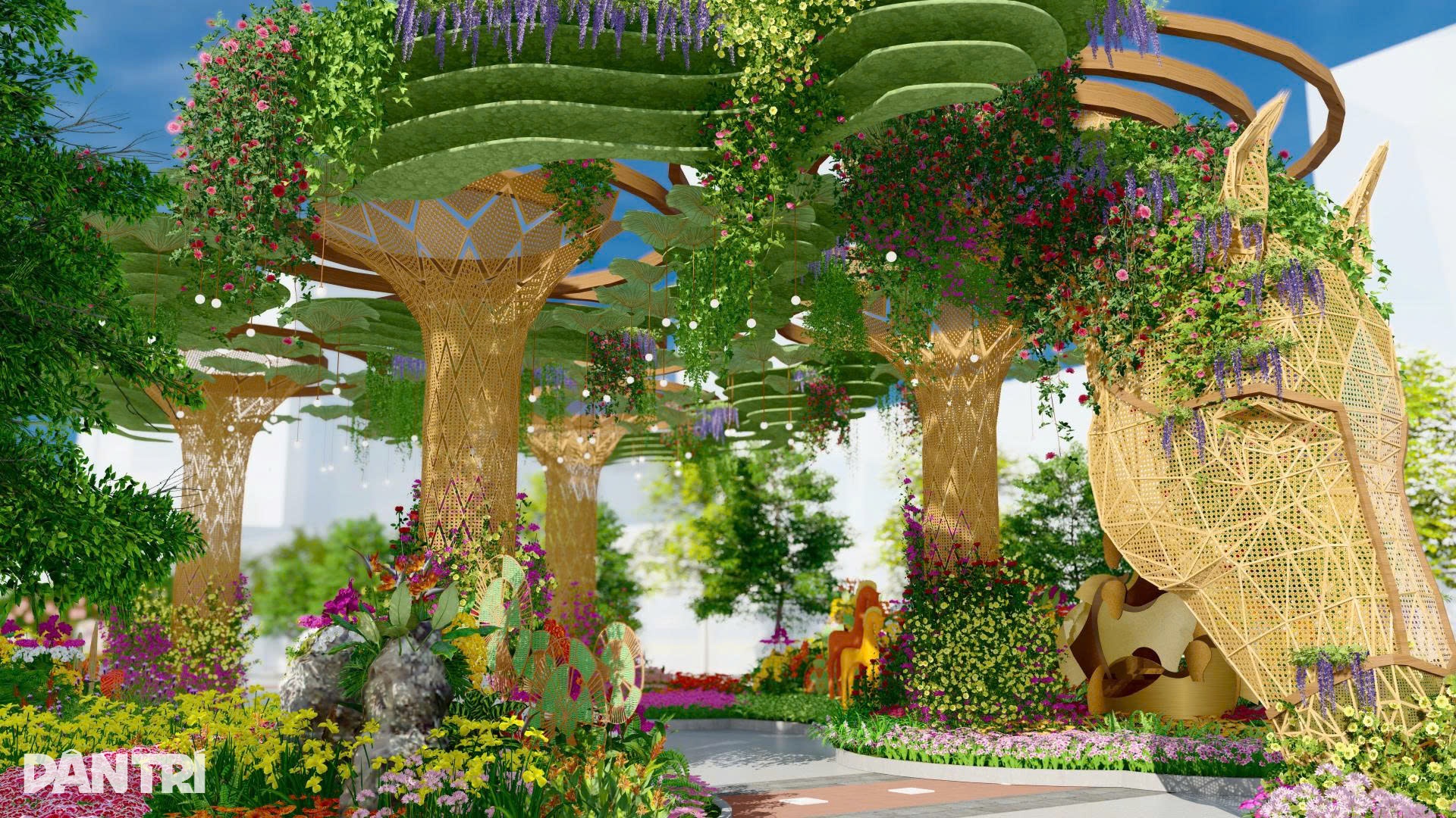 Đường hoa Nguyễn Huệ Tết 2026 lần đầu có hai phiên bản ngày - đêm - 7