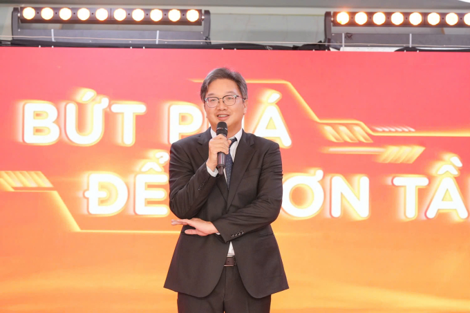 Ông Nguyễn Hoàng Linh, Tổng Giám đốc MSB chia sẻ về lộ trình phát triển nhân tài. Ảnh: MSB