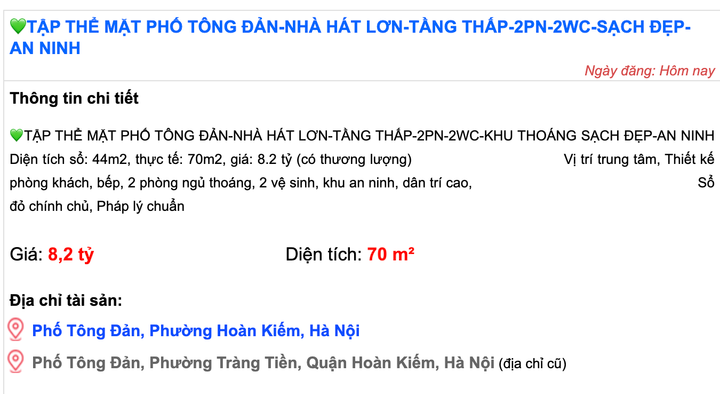 Nhà tập thể cũ ở Hà Nội được rao bán giá hơn 350 triệu đồng/m²- Ảnh 3.