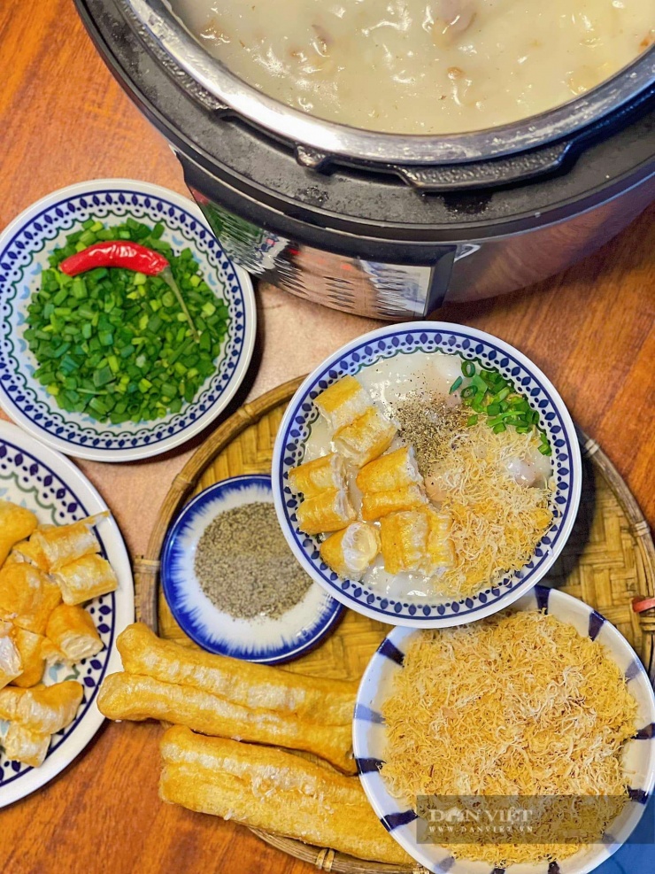 Món cháo sườn bột thơm lừng