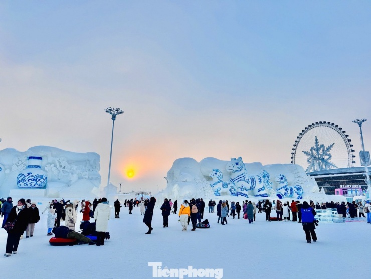 Công nghệ AI gây sốt lễ hội băng tuyết Cáp Nhĩ Tân - 1