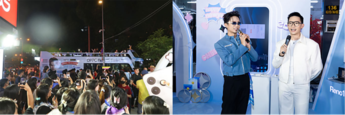 OPPO Reno15 Series cùng Neko Lê và fan khuấy động Tếch Bus giữa trung tâm TP.HCM - Ảnh 3.