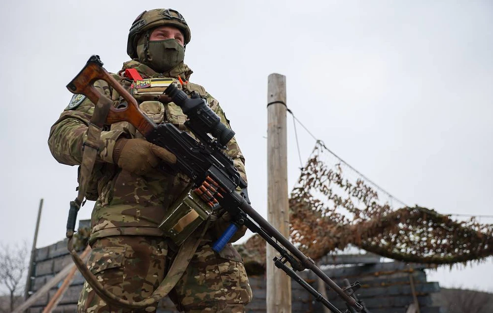 Binh sĩ Nga hoạt động trên chiến trường Ukraine. Ảnh: TASS Chiến sự Nga-Ukraine