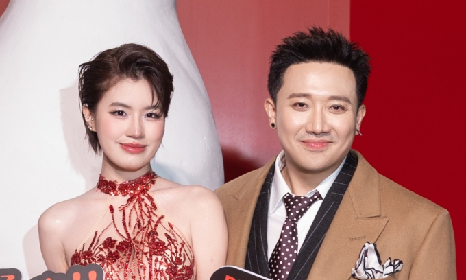 Trấn Thành bên rapper Pháo. Ảnh: Thanh Huyền