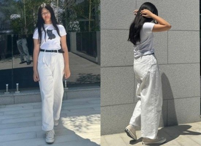 Con gái nữ diễn viên phim giờ vàng 12 tuổi cao vượt 1m80- Ảnh 2.