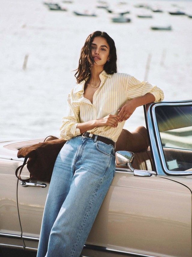 Quần jeans và sơ mi, đẹp xuất sắc để đi chơi và đi làm- Ảnh 2.