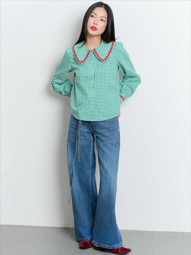 Quần jeans và sơ mi, đẹp xuất sắc để đi chơi và đi làm- Ảnh 5.