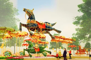 Ngắm phối cảnh Đường hoa Nguyễn Huệ 2026 với công nghệ mapping lần đầu xuất hiện