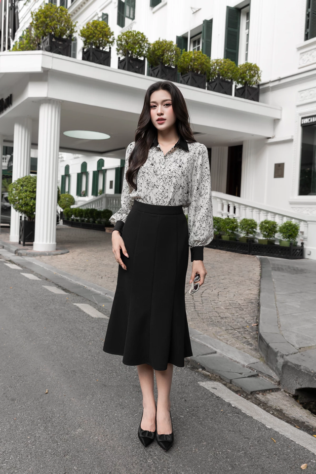 Nâng tầm phong cách với 3 kiểu phối áo họa tiết hoa lá sành điệu - Ảnh 4.