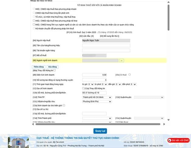 Lưu ý đặc biệt từ Cục Thuế dành riêng cho hộ kinh doanh có doanh thu dưới 500 triệu đồng/năm- Ảnh 10.