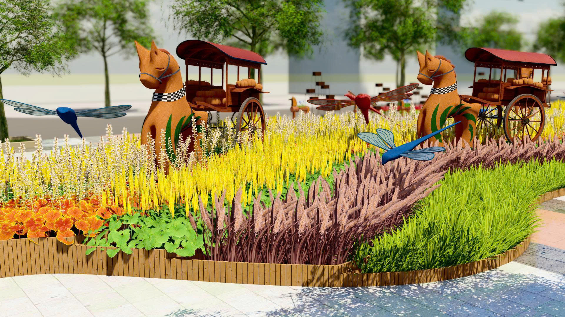 Lộ diện những linh vật ngựa đầu tiên của đường hoa Nguyễn Huệ Tết Bính Ngọ 2026- Ảnh 19.