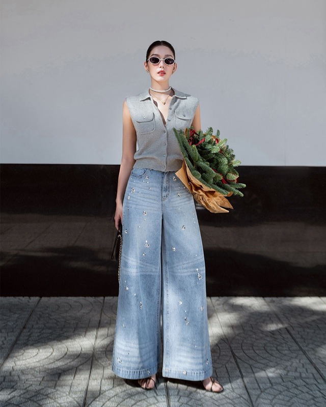 Khai mở nét thanh lịch, tôn dáng tuyệt đối với quần palazzo- Ảnh 6. Khai mở nét thanh lịch, tôn dáng tuyệt đối với quần palazzo- Ảnh 6.