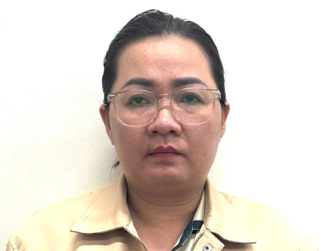 Nguyễn Thụy Saly được xác định cầm đầu băng lừa chạy án. Ảnh: Bộ Công an