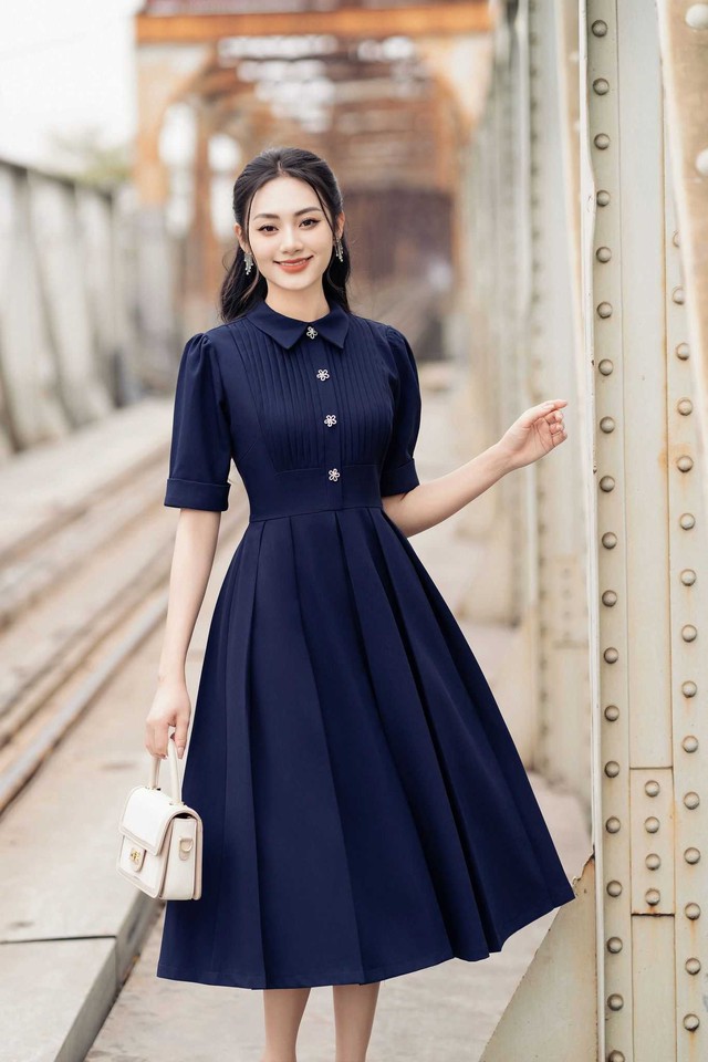 Váy dài và túi xách: bộ đôi nâng tầm vẻ thanh lịch- Ảnh 3. Váy dài và túi xách: bộ đôi nâng tầm vẻ thanh lịch- Ảnh 3.