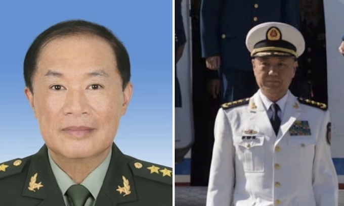 Ông Hà Vệ Đông (trái) và ông Miêu Hoa. Ảnh: CNA