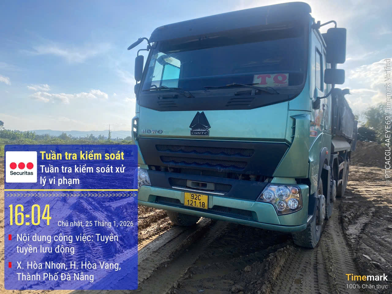 CSGT Đà Nẵng xử lý xe quá tải vi phạm đường cấm tại Bà Nà - Ảnh 5.