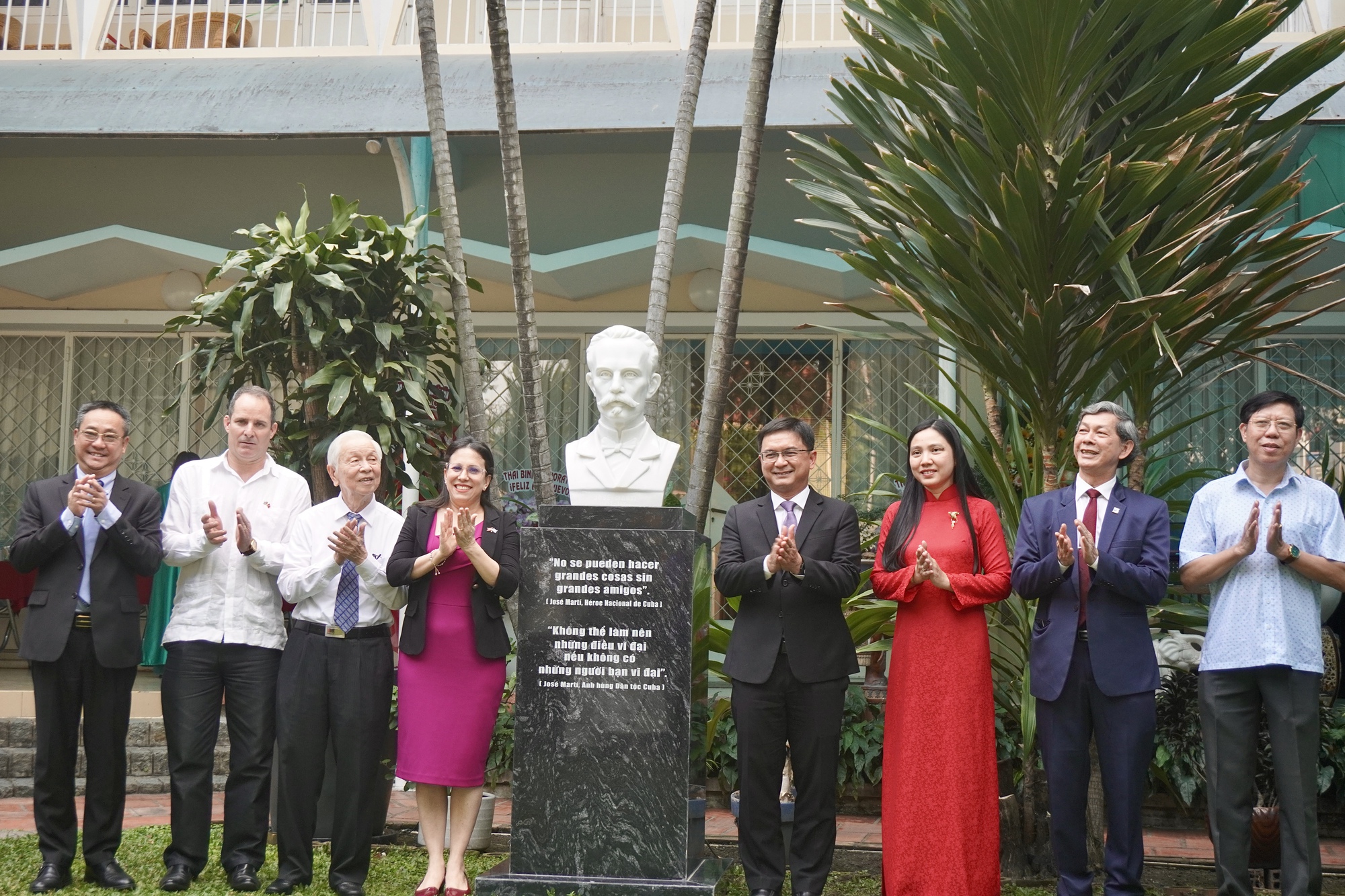 Khánh thành tượng José Martí, khắc sâu tình bạn Việt Nam - Cuba- Ảnh 7.
