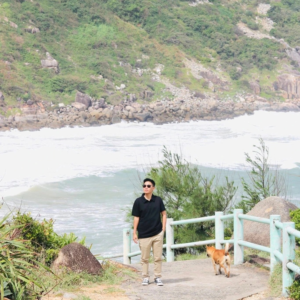 Chú chó ở Phú Yên gây sốt vì chỉ đường cho khách như hướng dẫn viên - 2