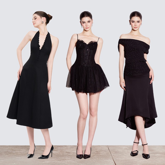 Đầm dự tiệc đơn sắc, tối giản gây ấn tượng từ ánh nhìn đầu tiên - Ảnh 2.