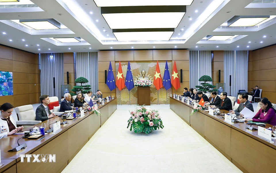Chủ tịch Quốc hội gặp Chủ tịch Hội đồng châu Âu, đề nghị thúc đẩy phê chuẩn EVIPA 2 Chủ tịch Hội đồng châu Âu - Ảnh 2.