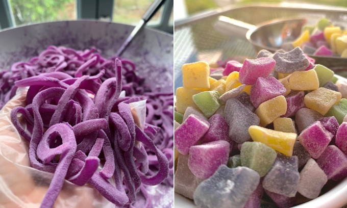 Thành phẩm khô ráo, có vị ngọt và màu sắc bắt mắt. Ảnh: NVCC