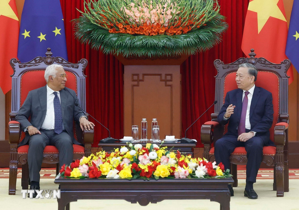 Tổng Bí thư Tô Lâm: Thời khắc lịch sử trong quan hệ Việt Nam - EU 2 Tổng Bí thư Tô Lâm: Thời khắc lịch sử trong quan hệ Việt Nam - EU - Ảnh 3.