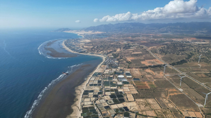 Thôn Vĩnh Trường, xã Phước Dinh, huyện Thuận Nam, tỉnh Ninh Thuận cũ (nay là Khánh Hòa), nơi sẽ xây dựng nhà máy Điện hạt nhân Ninh Thuận 1. Ảnh: Việt Quốc