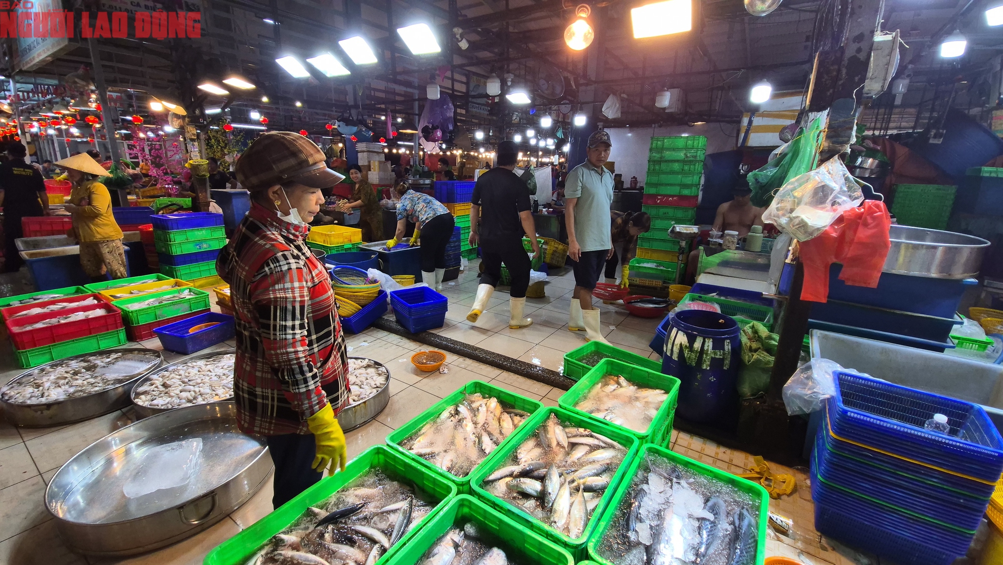 Nửa đêm ở chợ đầu mối TP HCM trước Tết Bính Ngọ 2026 - Ảnh 2.