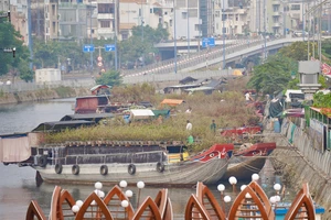 Chợ hoa Xuân 'Trên bến dưới thuyền' dọc kênh Tàu Hủ – Bến Nghé có gì đặc sắc?