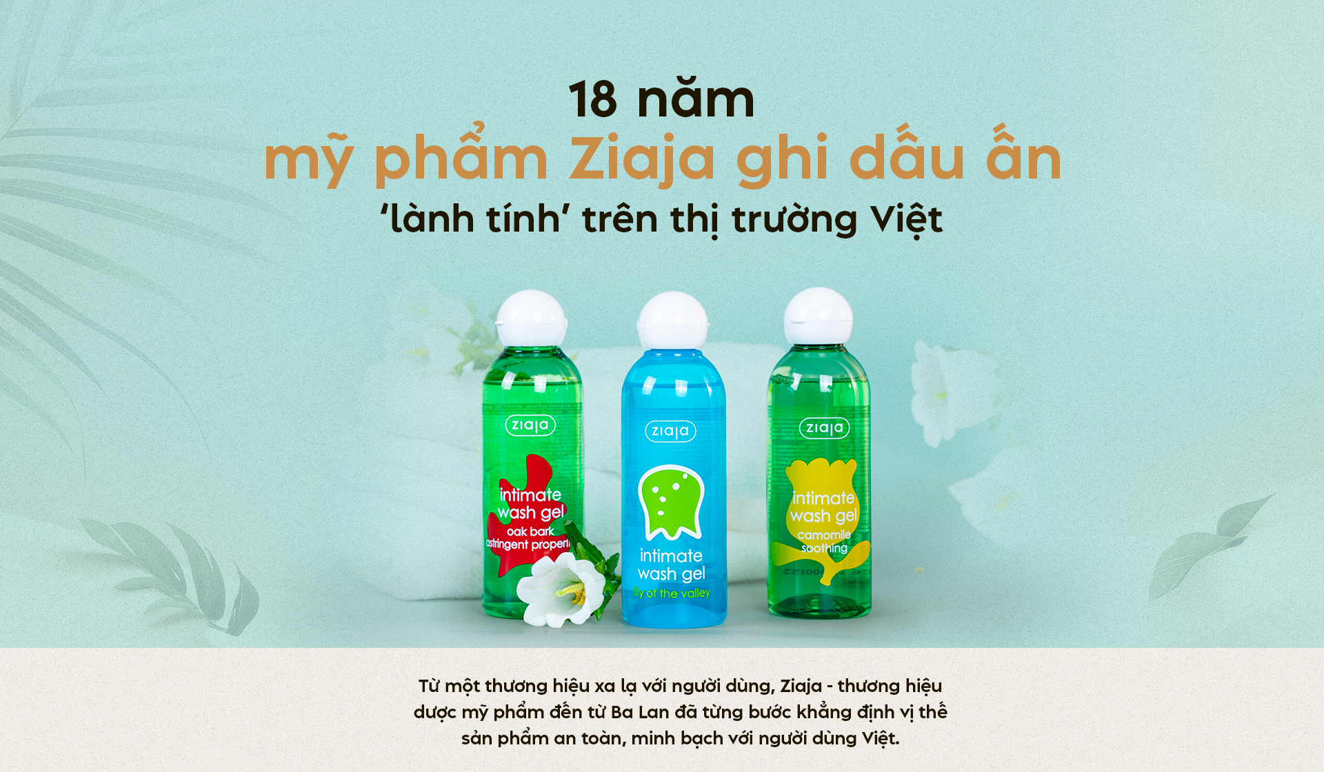 18 nam duoc my pham Ziaja ghi dau an lanh