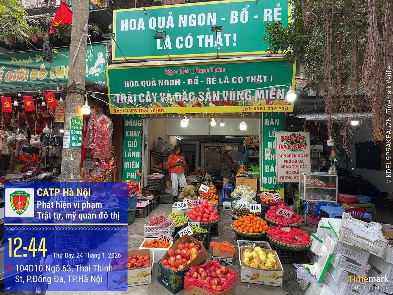 KHẨN: 186 trường hợp vi phạm trật tự đô thị, trật tự công cộng và vệ sinh môi trường bị phạt nguội- Ảnh 1.