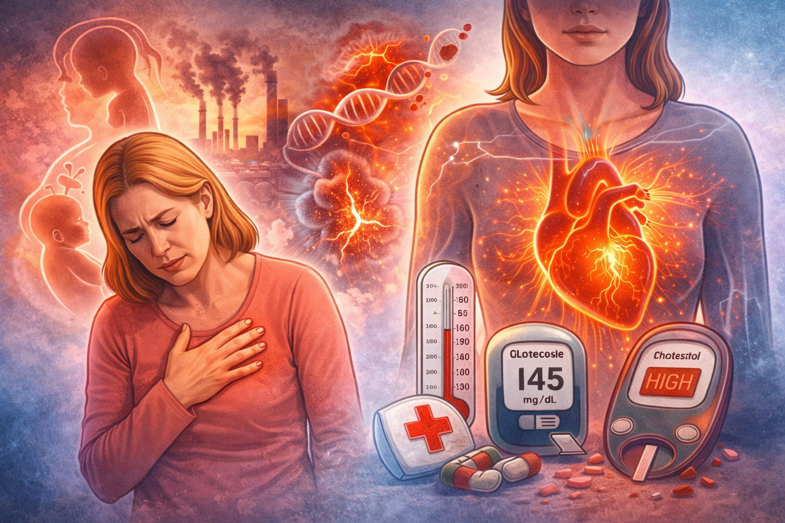 5 yếu tố âm thầm làm tăng nguy cơ bệnh tim ở phụ nữ sau 40 tuổi - Ảnh 1.