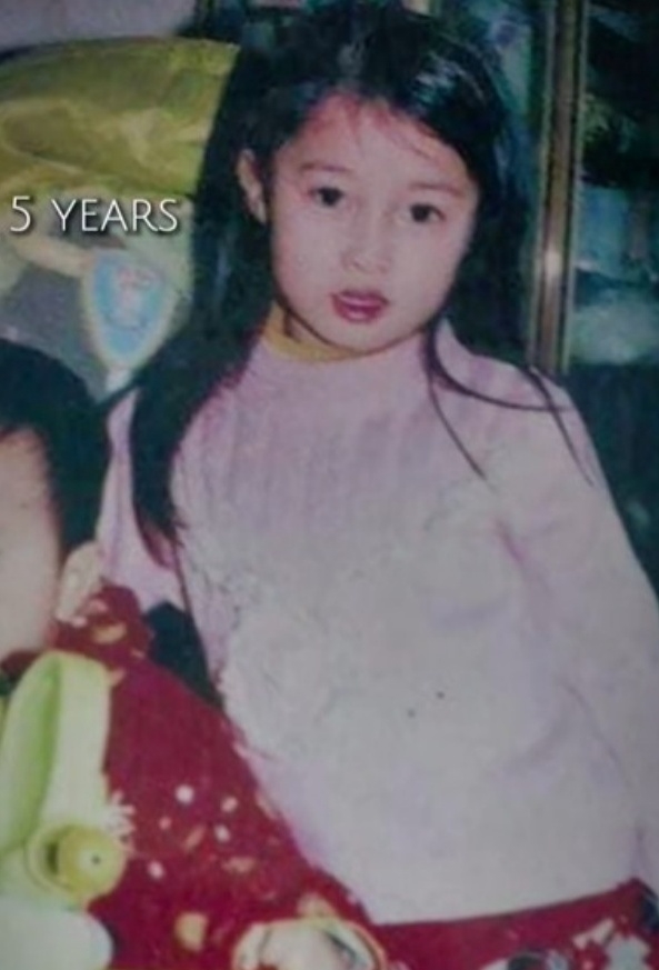 Á hậu Phương Nhi lúc thơ ấu.
