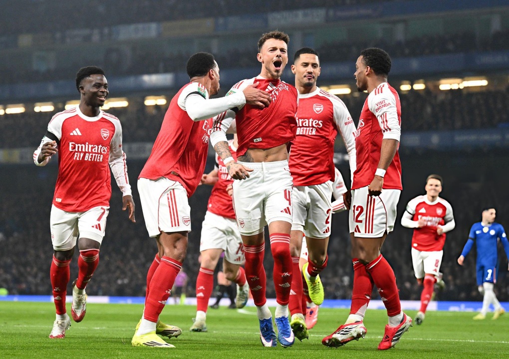Arsenal thắng nghẹt thở Chelsea tại Cúp Liên đoàn Anh - 1