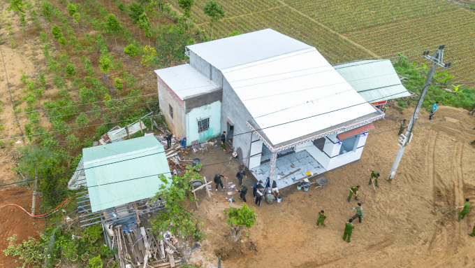 Căn nhà của người dân vùng lũ xã Thượng Đức được xây mới. Ảnh: Ngọc Trường