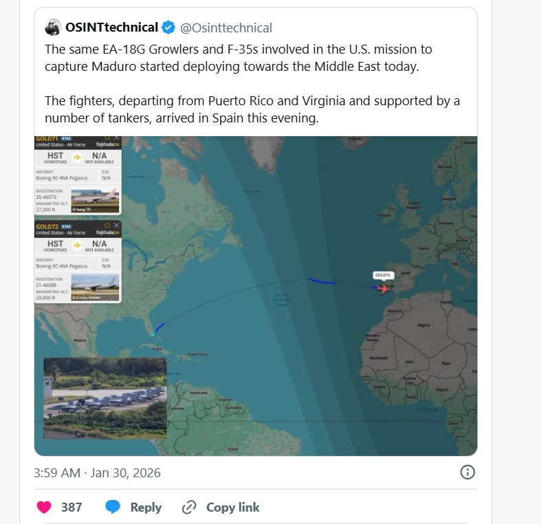 Bầu trời Trung Đông rầm rập bóng dáng tiêm kích Mỹ? - Ảnh 1.