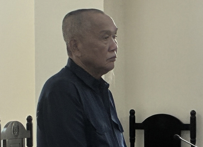 Nguyễn Thanh Hùng tại phiên tòa ngày 5/1. Ảnh: Hưng Lợi