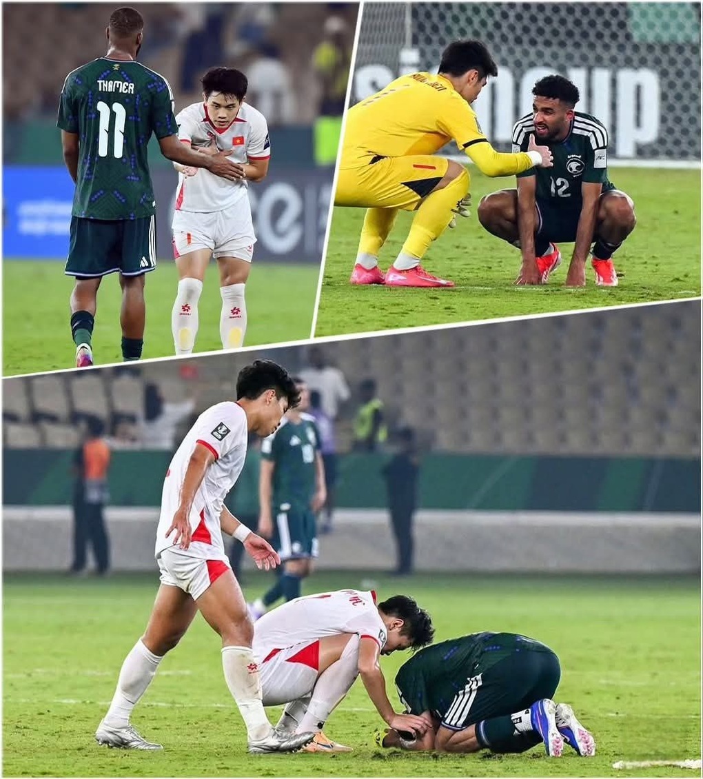 CĐV châu Á ca ngợi hình ảnh đẹp của U23 Việt Nam với cầu thủ Saudi Arabia - 1