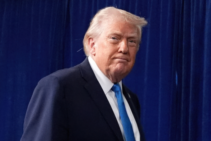 Tổng thống Mỹ Donald Trump tại Mar-a-Lago, bang Florida ngày 3/1. Ảnh: AP