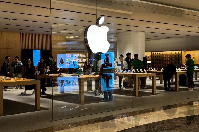 Một cửa hàng Apple Store tại Vũ Hán, Trung Quốc, tháng 4/2024. Ảnh: Lưu Quý