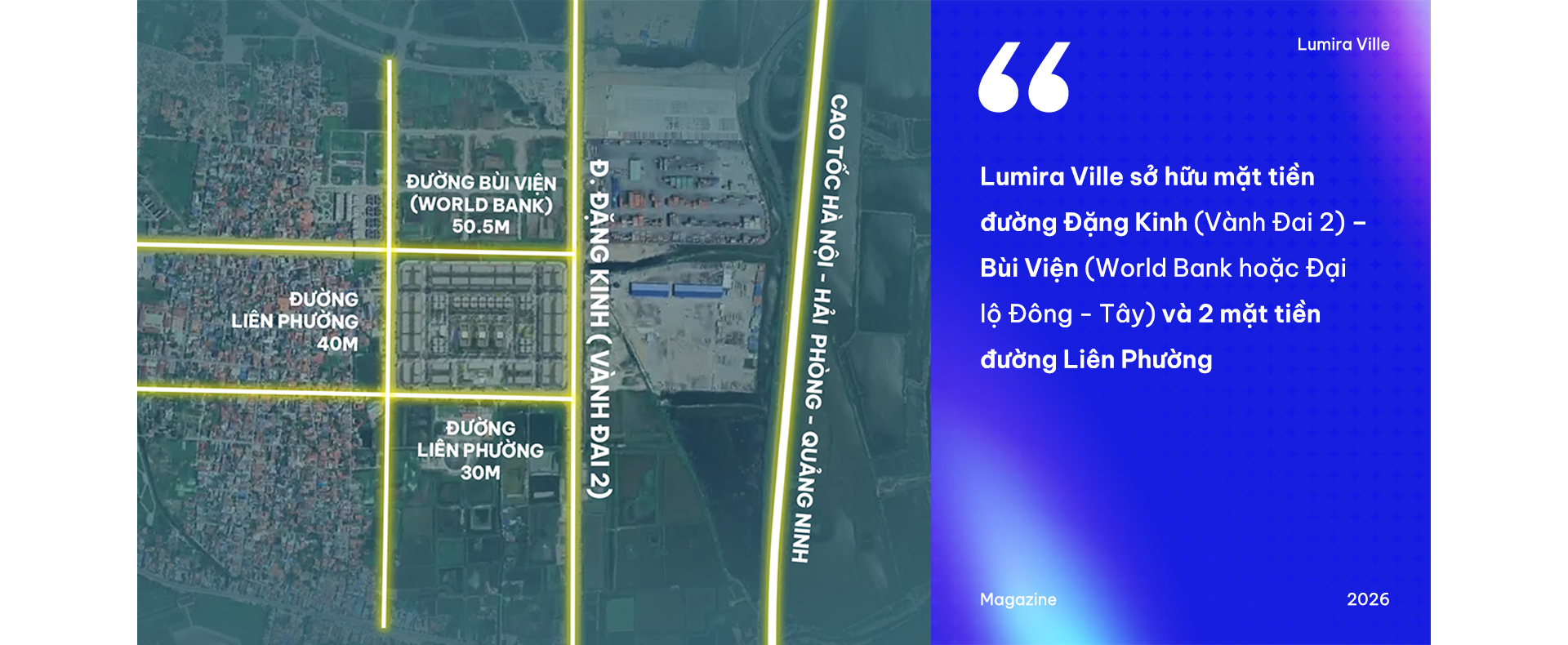 Cận cảnh 4 mặt tiền ôm trọn mọi đầu não giao thương Hải Phòng tại Lumira Ville - Ảnh 1.