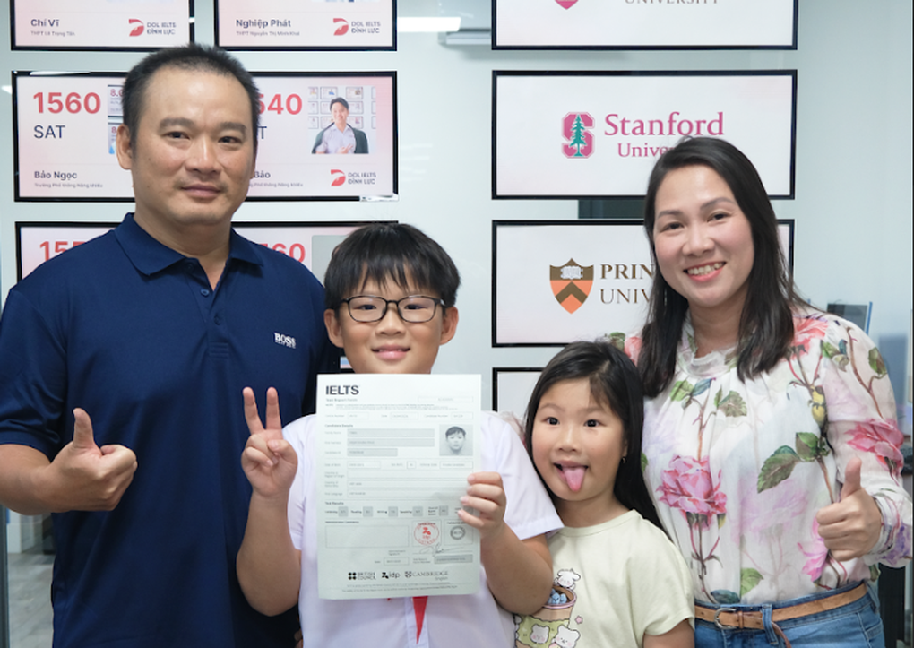 Cậu bé lớp 5 đạt 8.0 IELTS: “Con không vui lắm vì thấy đề dễ - 2