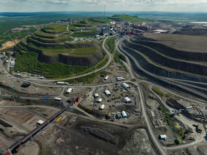 Dự án khai thác của  LKAB tại Kiruna, Thụy Điển. Ảnh: LKAB