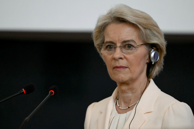 Chủ tịch Ủy ban châu Âu Ursula von der Leyen tại Paraguay ngày 17/1. Ảnh: AFP
