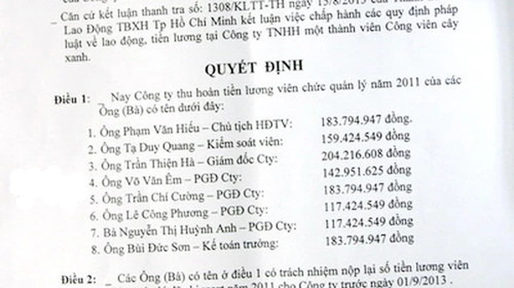 Xin 'bù' hơn 10 tỉ đồng tiền bồi thường giải phóng mặt bằng đã chi lương - Ảnh 2.
